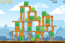 Angry Birds Chrome Dimension уровень 7