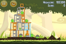Angry Birds эпизод Danger Above уровень 6-11