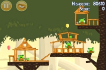 Angry Birds эпизод Danger Above уровень 6-13