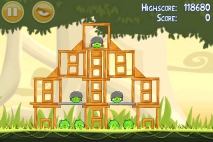 Angry Birds эпизод Danger Above уровень 6-7