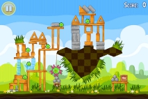 Angry Birds Seasons Easter Eggs уровень 14