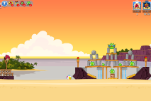 Angry Birds Friends Pigini Beach уровень 4