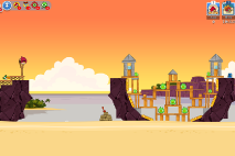 Angry Birds Friends Pigini Beach уровень 7