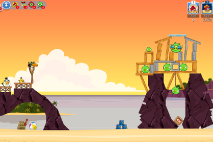 Angry Birds Friends Pigini Beach уровень 12