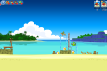 Angry Birds Friends Surf and Turf Уровень 2