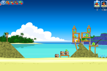 Angry Birds Friends Surf and Turf Уровень 3