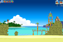 Angry Birds Friends Surf and Turf Уровень 4