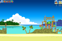 Angry Birds Friends Surf and Turf Уровень 5