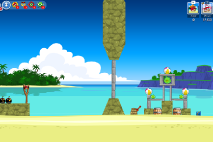 Angry Birds Friends Surf and Turf Уровень 7
