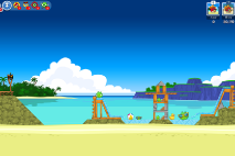 Angry Birds Friends Surf and Turf Уровень 8