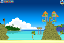 Angry Birds Friends Surf and Turf Уровень 9