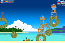 Angry Birds Friends Surf and Turf Уровень 15