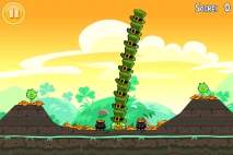 Angry Birds Seasons Go Green Get Lucky Золотое Яйцо 1