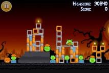 Angry Birds Seasons Trick or Treat уровень 1-11