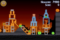 Angry Birds Seasons Trick or Treat уровень 1-12