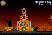 Angry Birds Seasons Trick or Treat уровень 1-13