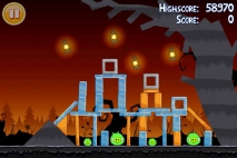 Angry Birds Seasons Trick or Treat уровень 1-4