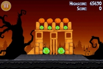 Angry Birds Seasons Trick or Treat уровень 1-5