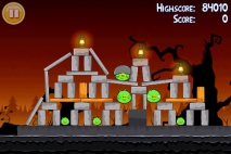Angry Birds Seasons Trick or Treat уровень 1-7