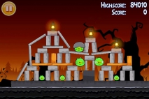 Angry Birds Seasons Trick or Treat уровень 1-7