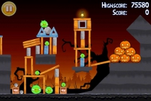 Angry Birds Seasons Trick or Treat уровень 1-9