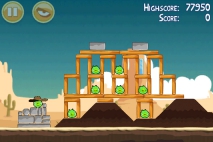 Angry Birds Ham 'em High уровень 12-1