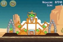 Angry Birds Ham 'em High уровень 12-4