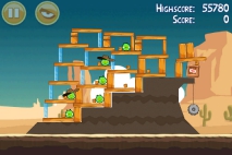 Angry Birds Ham 'em High уровень 12-8