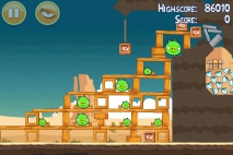 Angry Birds Ham 'em High уровень 12-9