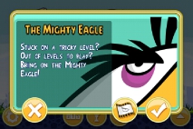 Покупка Могучего Орла в Angry Birds