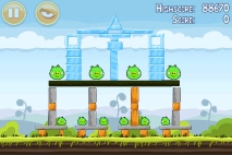 Angry Birds Mighty Hoax уровень 4-14