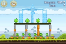 Angry Birds Mighty Hoax уровень 4-14