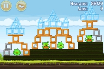 Angry Birds Mighty Hoax уровень 4-15