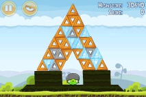 Angry Birds Mighty Hoax уровень 4-17