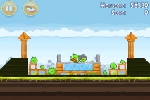 Angry Birds Mighty Hoax уровень 4-2