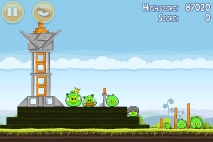 Angry Birds Mighty Hoax уровень 4-21