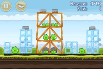 Angry Birds Mighty Hoax уровень 4-5