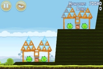 Angry Birds Mighty Hoax уровень 4-7