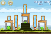 Angry Birds Mighty Hoax уровень 4-8