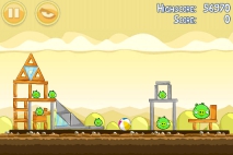 Angry Birds Mighty Hoax уровень 5-1