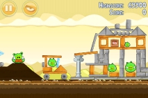 Angry Birds Mighty Hoax уровень 5-11