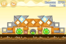 Angry Birds Mighty Hoax уровень 5-14