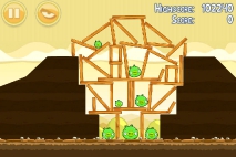 Angry Birds Mighty Hoax уровень 5-17