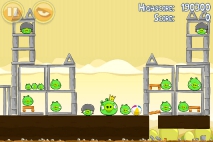 Angry Birds Mighty Hoax уровень 5-21