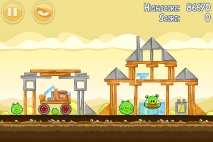 Angry Birds Mighty Hoax уровень 5-3