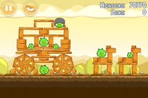 Angry Birds Mighty Hoax уровень 5-4