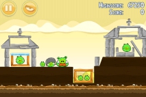 Angry Birds Mighty Hoax уровень 5-5