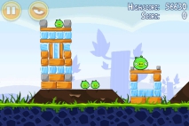 Angry Birds Poached Eggs уровень 1-11