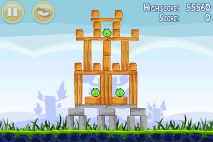 Angry Birds Poached Eggs уровень 1-17