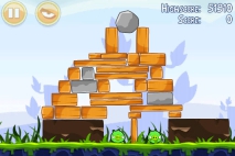 Angry Birds Poached Eggs уровень 1-20